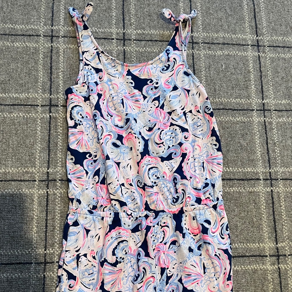 Lilly Pulitzer Cotton Romper Girls L 8-10